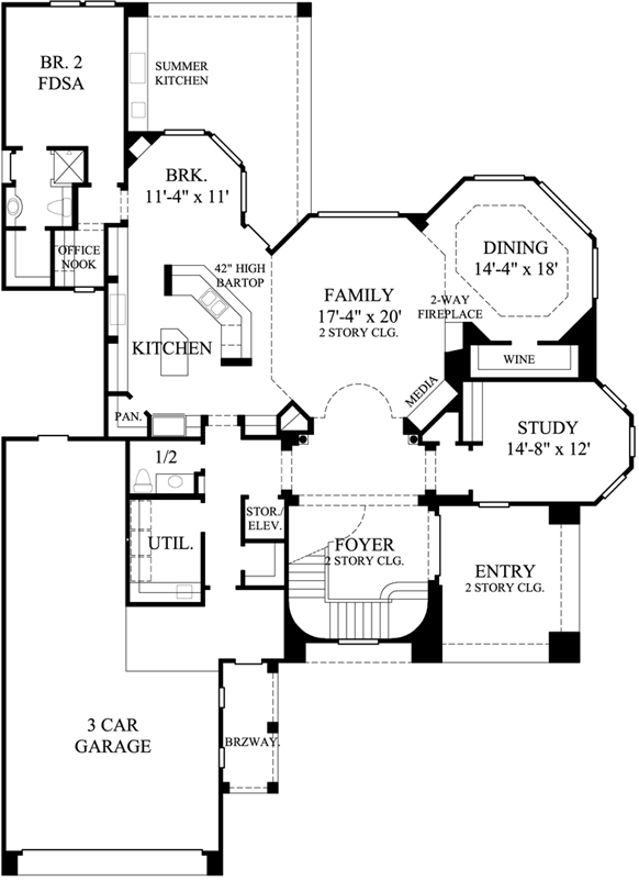 Main Floor Plan: 62-359
