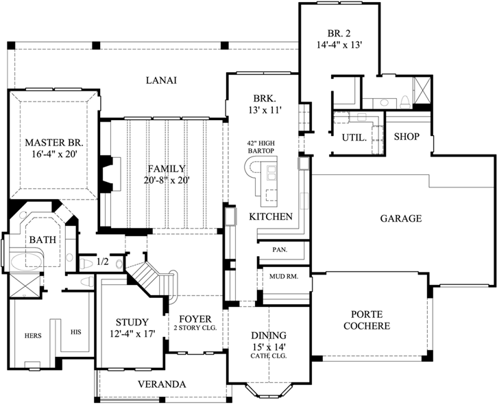 Main Floor Plan: 62-360