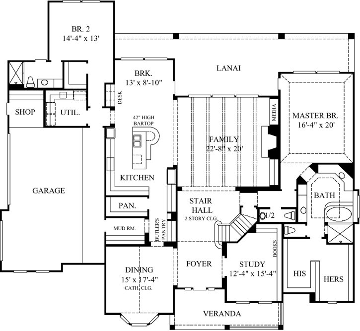 Main Floor Plan: 62-361