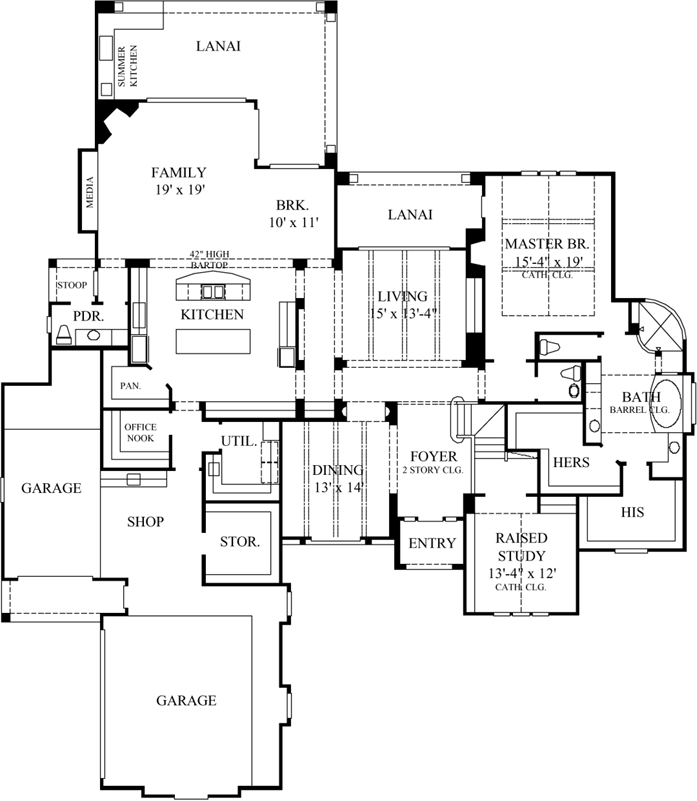 Main Floor Plan: 62-364