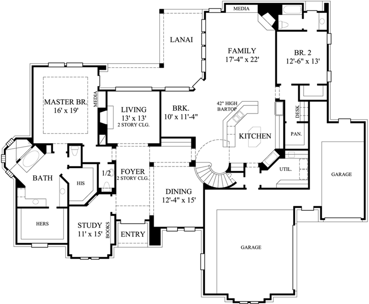 Main Floor Plan: 62-366