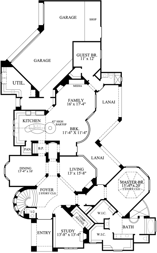 Main Floor Plan: 62-367