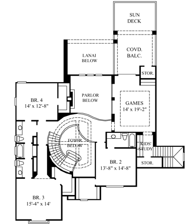 Upper/Second Floor Plan: 62-373