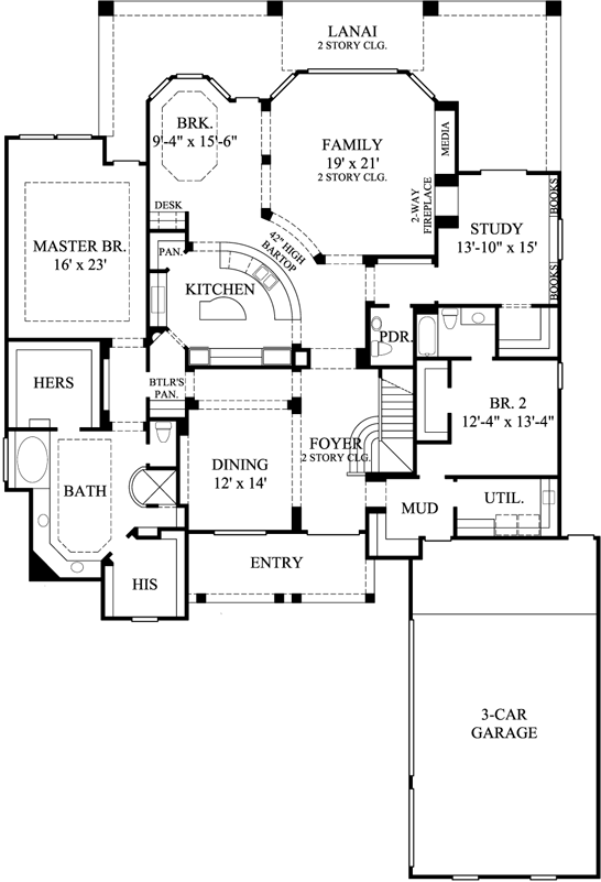 Main Floor Plan: 62-374
