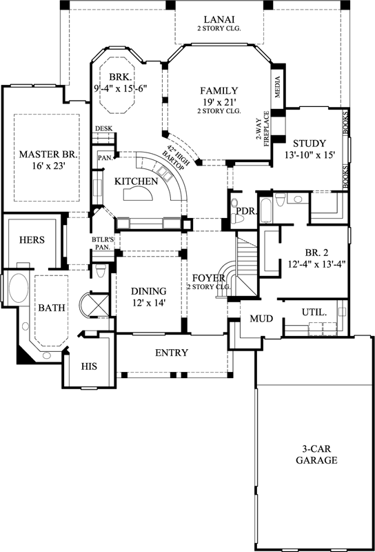 Main Floor Plan: 62-375