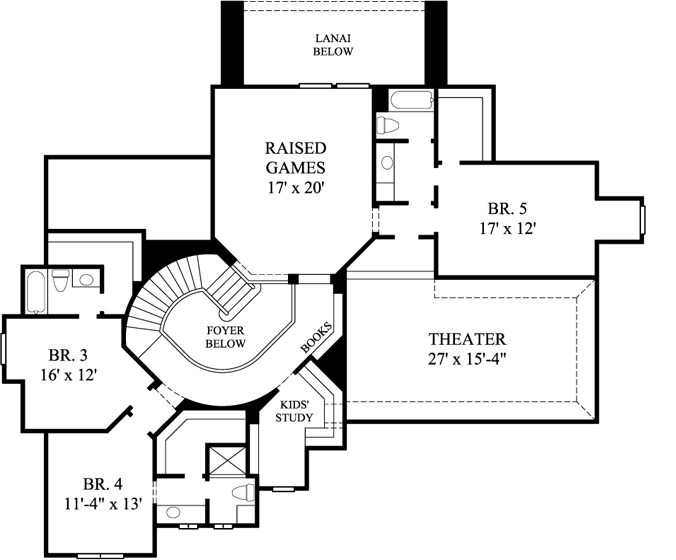 Upper/Second Floor Plan: 62-379
