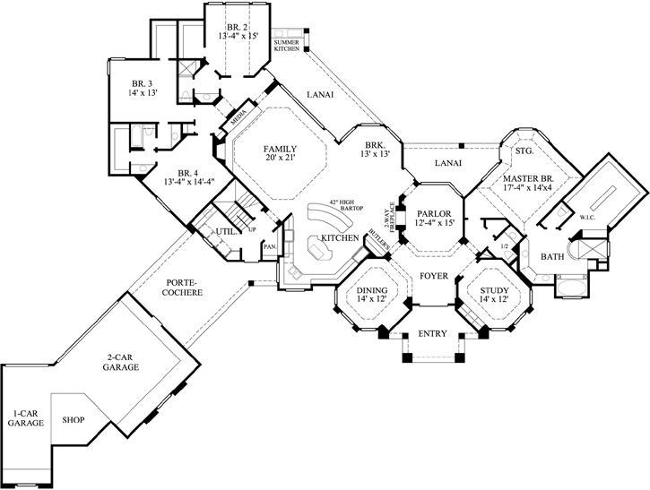 Main Floor Plan: 62-382