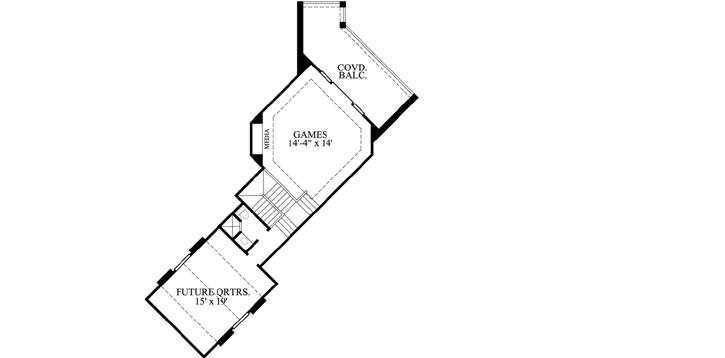 Upper/Second Floor Plan: 62-382