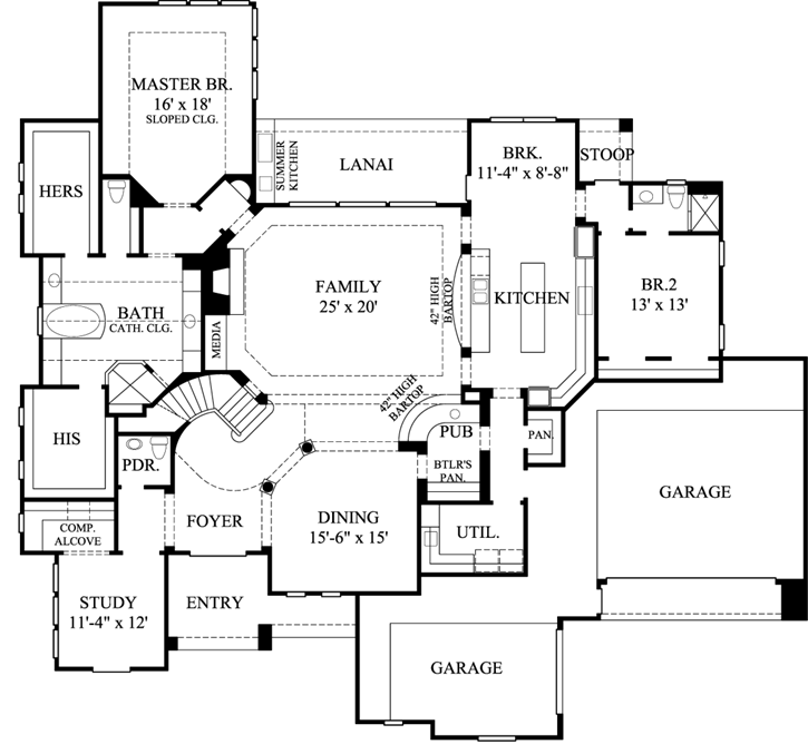 Main Floor Plan: 62-383