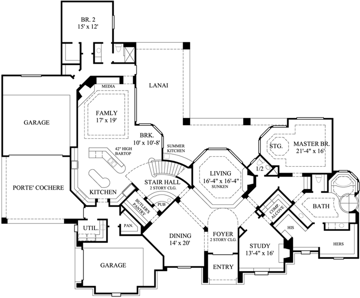 Main Floor Plan: 62-385