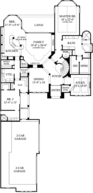 Main Floor Plan: 62-386