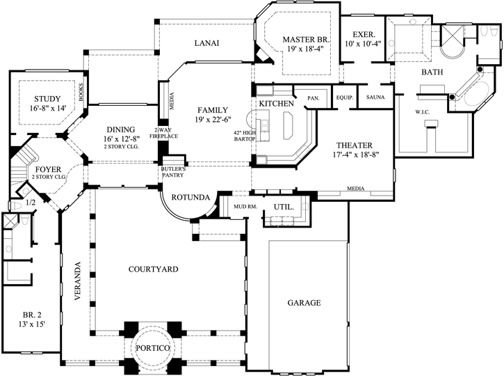 Main Floor Plan: 62-388