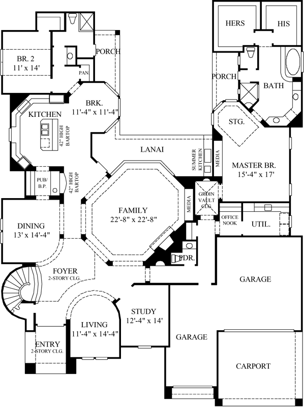 Main Floor Plan: 62-389