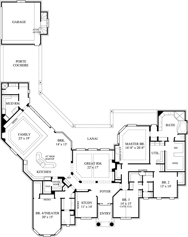 Main Floor Plan: 62-391