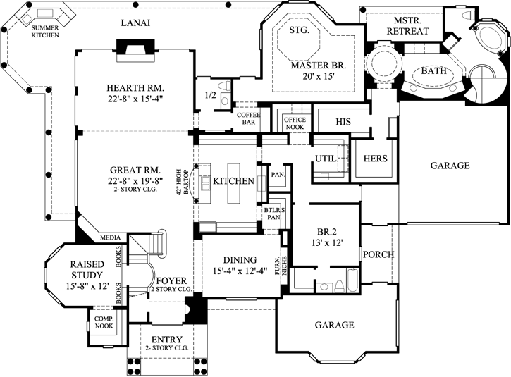 Main Floor Plan: 62-392