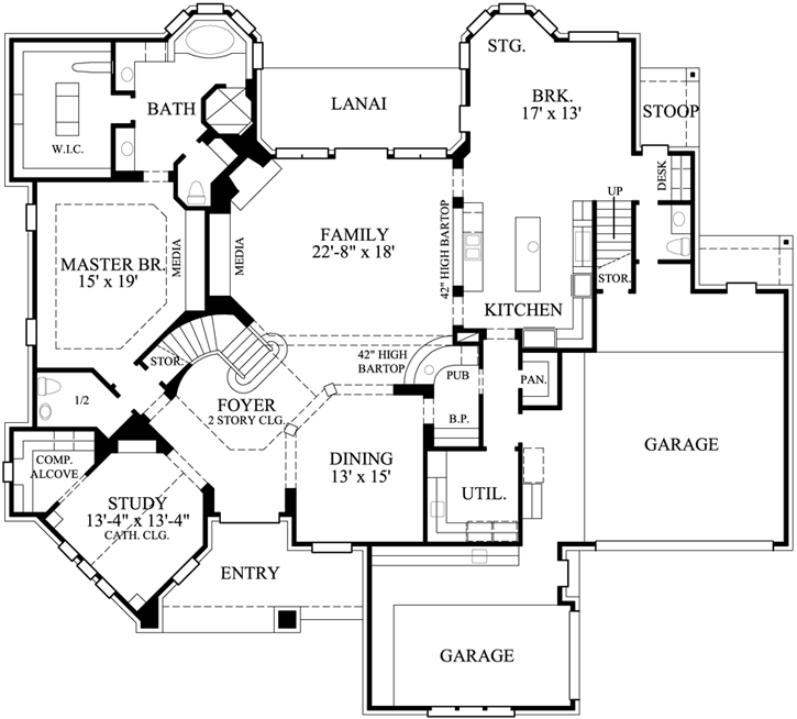 Main Floor Plan: 62-394