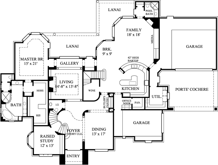 Main Floor Plan: 62-395