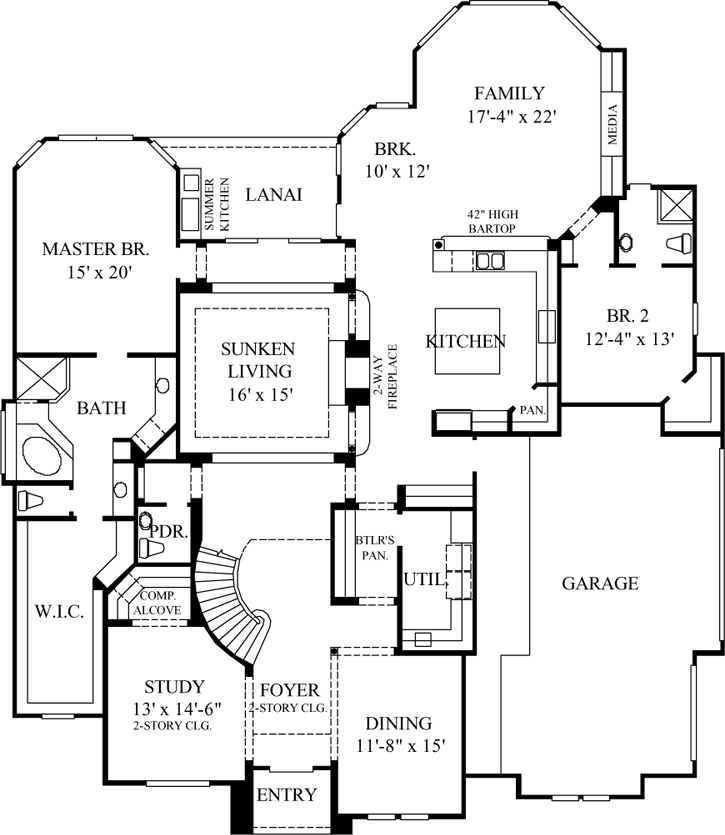 Main Floor Plan: 62-396