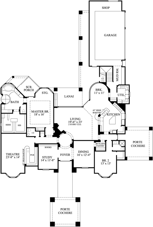 Main Floor Plan: 62-397