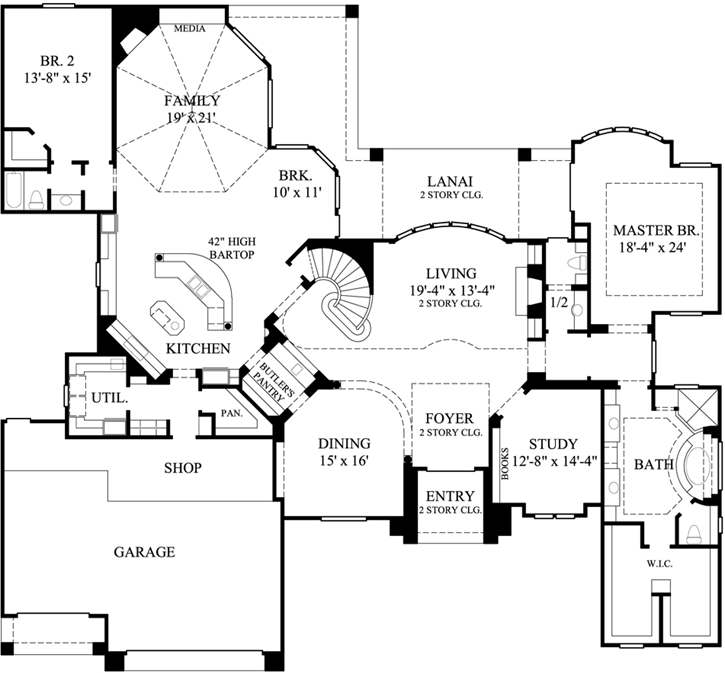 Main Floor Plan: 62-399