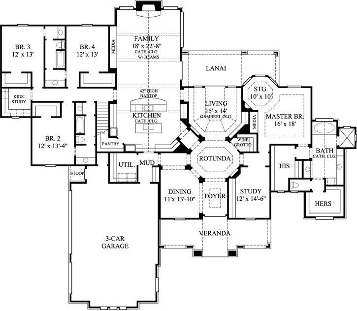 Main Floor Plan: 62-401