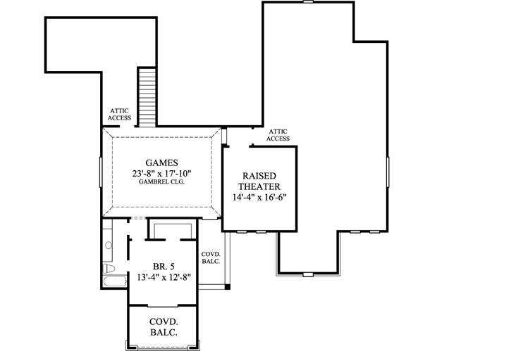 Upper/Second Floor Plan: 62-401