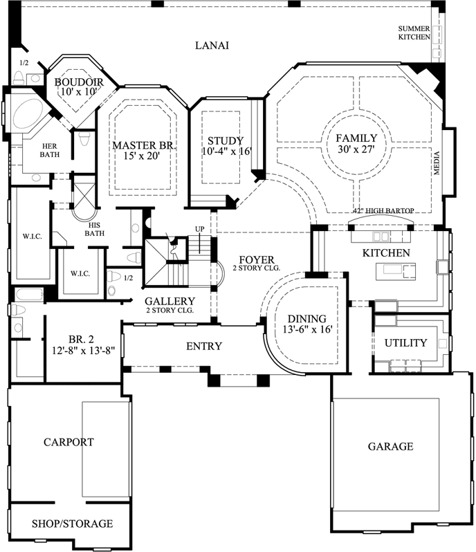 Main Floor Plan: 62-407
