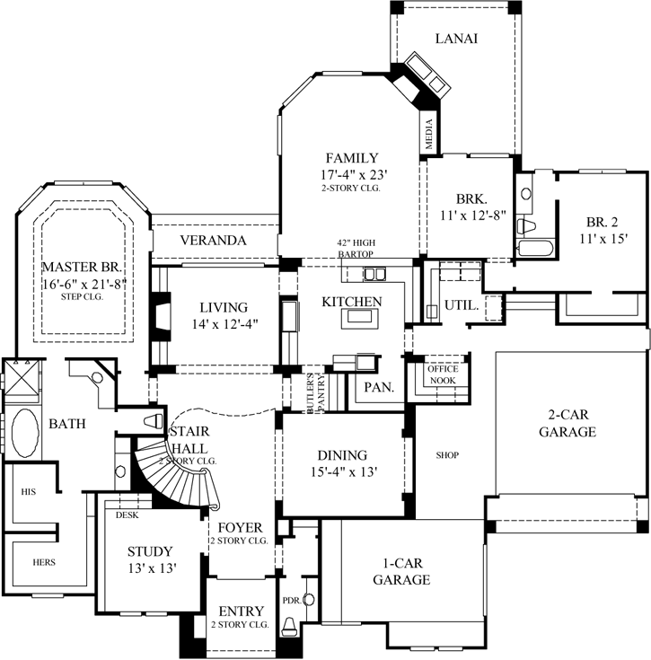 Main Floor Plan: 62-410