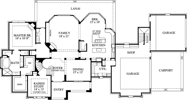 Main Floor Plan: 62-411