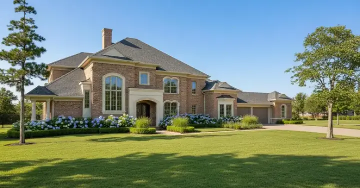 Traditional house plans 62-414 - front exterior, 5,019 sq ft, 4 bed, 5 bath house plans | Monster House Plans
