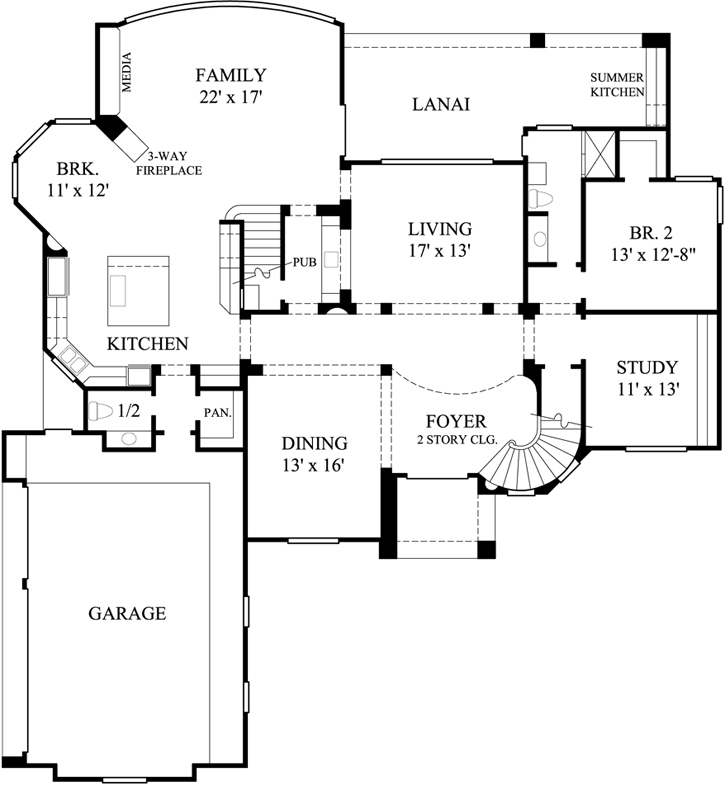 Main Floor Plan: 62-415