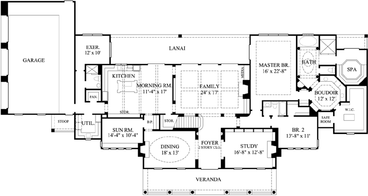 Main Floor Plan: 62-416