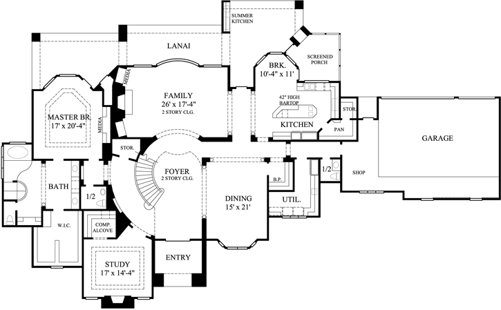 Main Floor Plan: 62-417