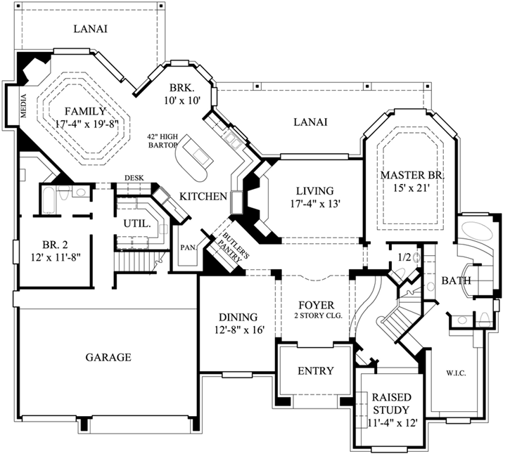 Main Floor Plan: 62-418