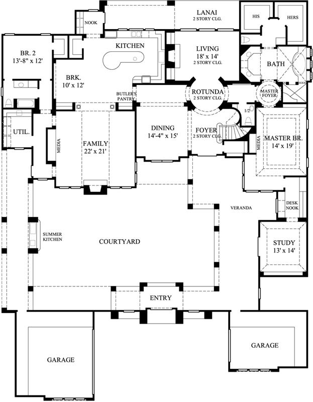 Main Floor Plan: 62-419