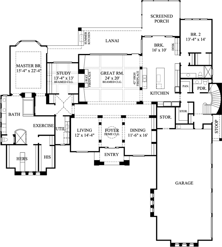 Main Floor Plan: 62-421
