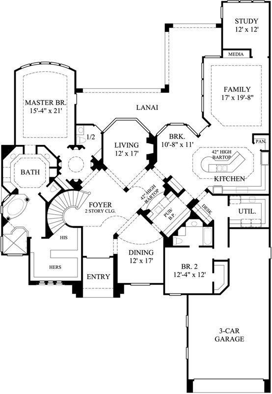 Main Floor Plan: 62-422