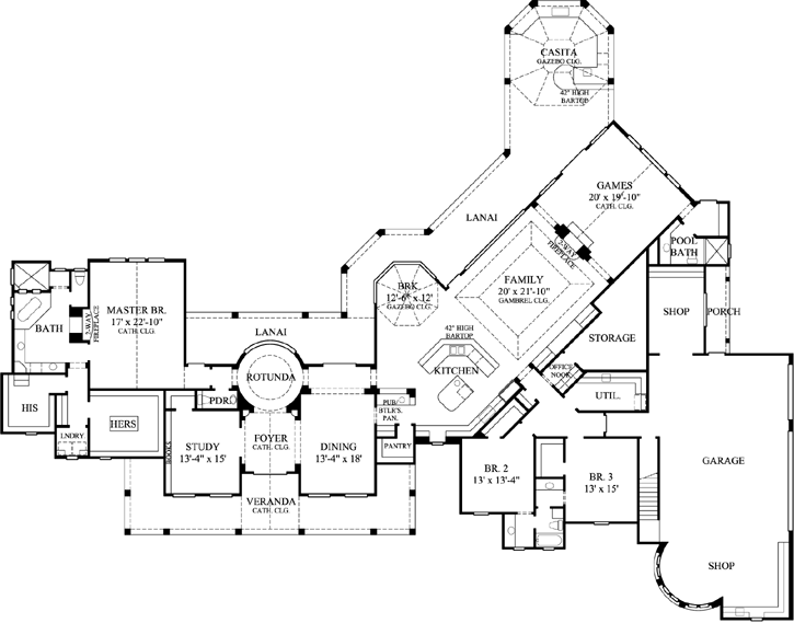 Main Floor Plan: 62-424
