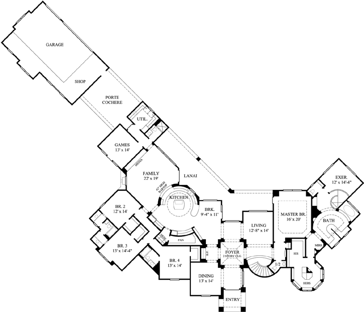 Main Floor Plan: 62-427