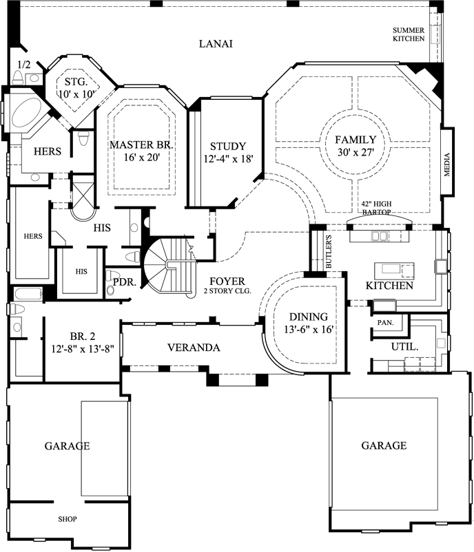 Main Floor Plan: 62-433