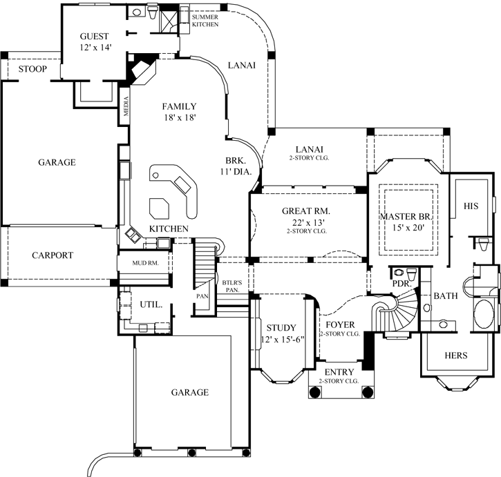 Main Floor Plan: 62-434