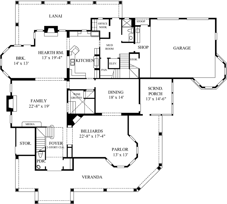 Main Floor Plan: 62-435