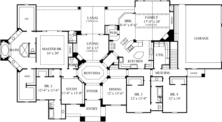 Main Floor Plan: 62-436