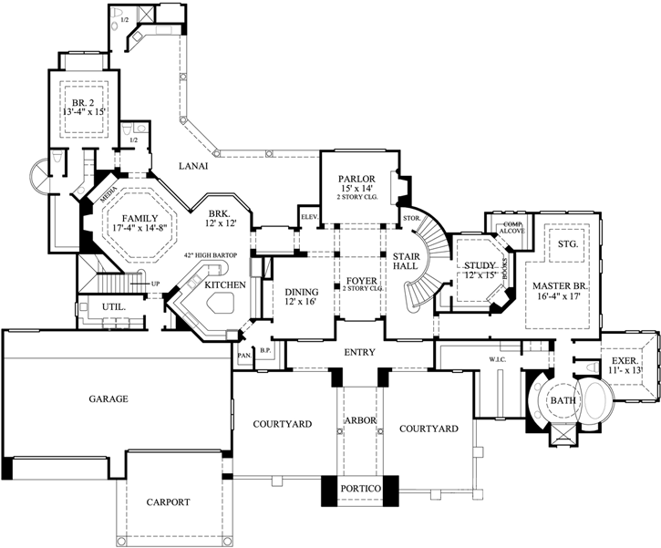 Main Floor Plan: 62-438