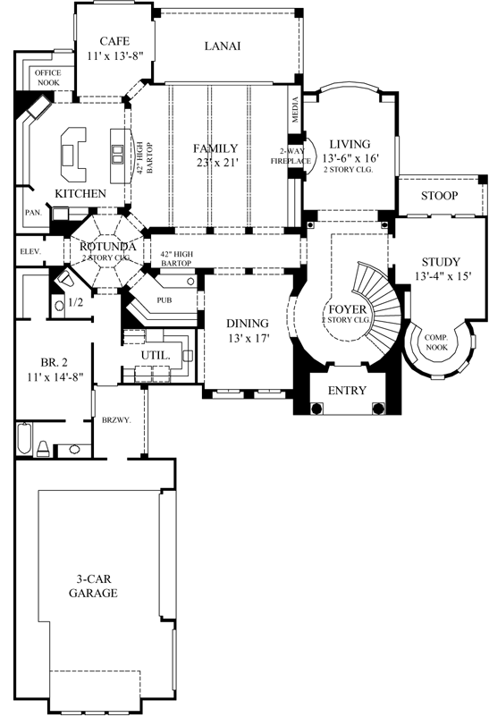Main Floor Plan: 62-440