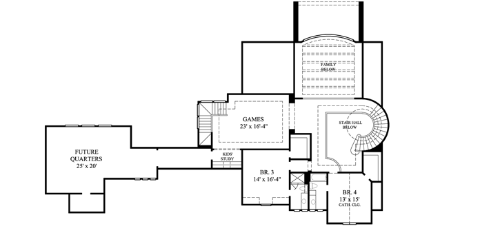 Upper/Second Floor Plan: 62-441