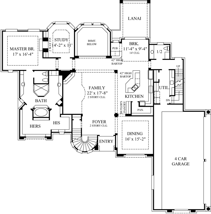 Main Floor Plan: 62-443