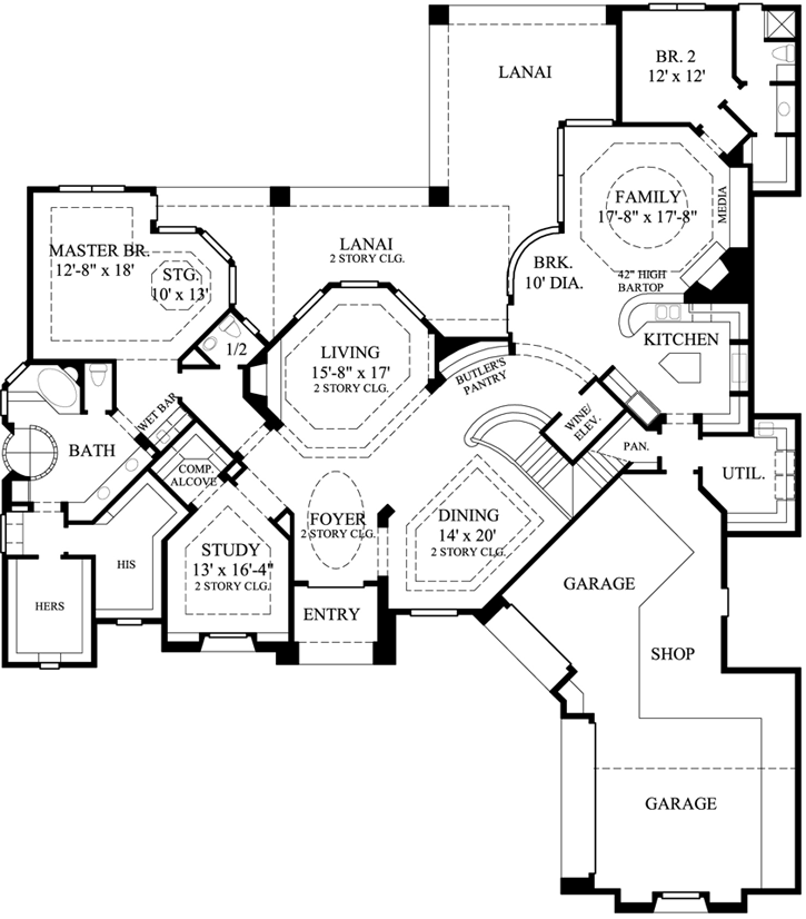 Main Floor Plan: 62-444