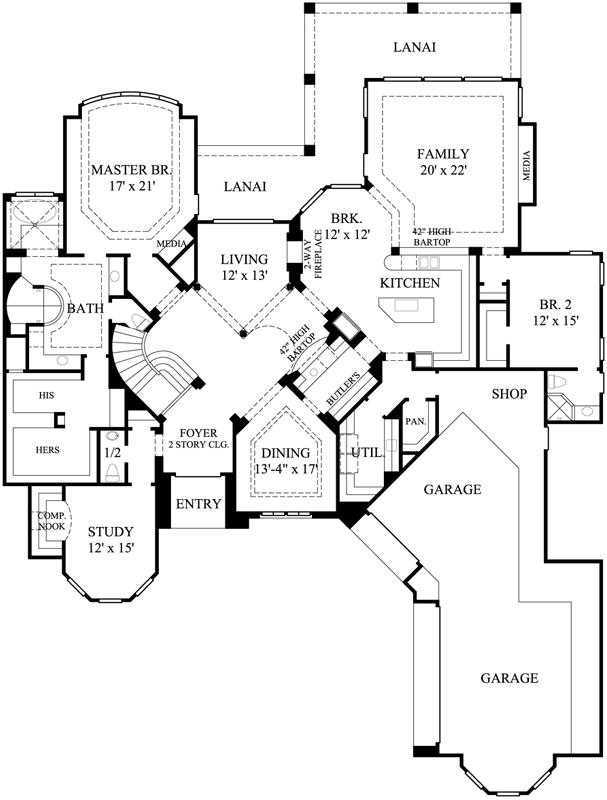 Main Floor Plan: 62-446