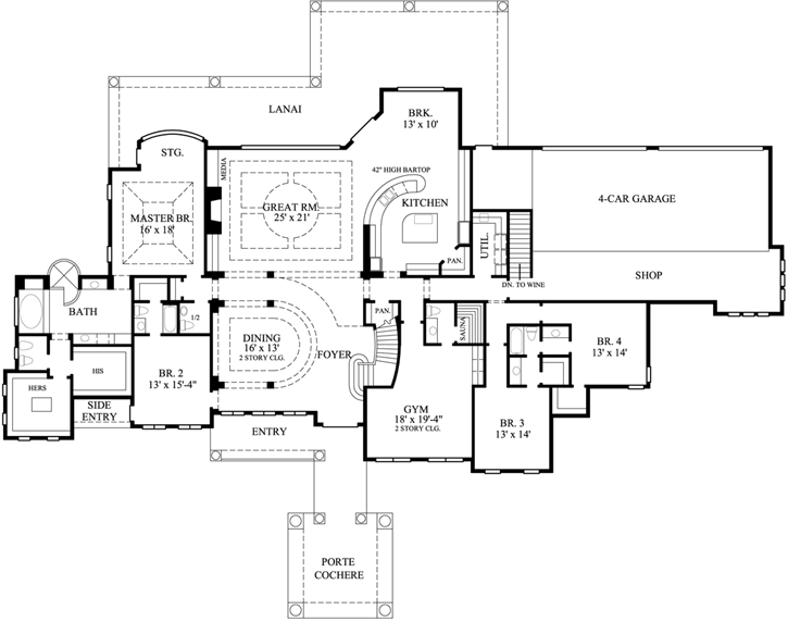 Main Floor Plan: 62-447